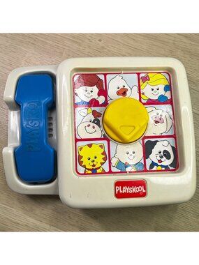 Playskool Talking Telephone Vintage 1992 Interactive Toy - Works